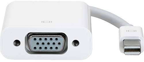 Apple mb572b/B Mini DisplayPort – VGA White Cable Interface/Gender Adapter Cable Interface/Gender Adapters (Mini DisplayPort, VGA, Male/Female, White)