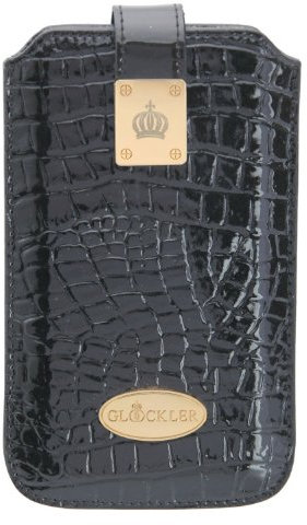 Glööckler Prestige Case für Apple iPhone 3G/3GS/4/4S/5/5S/5C Größe M Croco schwarz