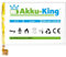 Akku-King Akku kompatibel mit Sony LIS1501ERPC - Li-Ion 2500mAh - für Xperia C, Xperia ZL, Xperia ZQ, Xperia C6502, Xperia C6503, Xperia C6505, Xperia C6506