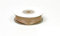 Satinband 3mm x 50m Rolle - FARBAUSWAHL in 3/6/12/18/25/38/50/75/100mm - farbecht & waschbar - Schleifenband für Hochzeit - Geschenkband zum Verpacken Basteln Dekorieren - Beige 835
