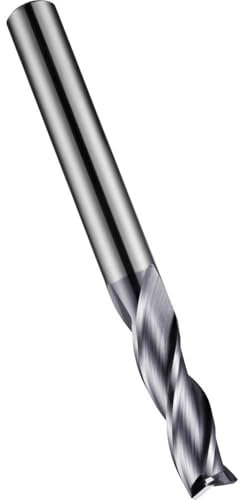 Dormer S9334.0 Schaftfräser, Weldon-Schaft, TiAlN beschichtet, HM, 4 mm Kopfdurchmesser, 4 mm Schaftdurchmesser, 14 mm Flötenlänge, 50 mm Gesamtlänge