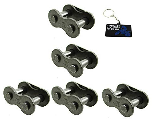 STONEDER Chaîne 428 kit de réparation pour chaîne Master Link Clips pour Pit Dirt Bike ATV Quad Go Kart