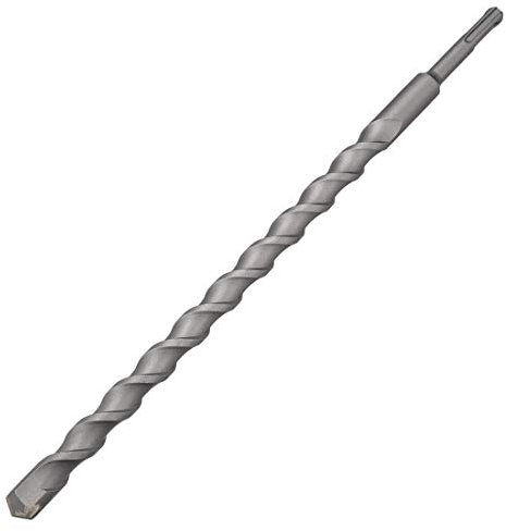 sourcing map Masonry Drill Bit 18mm x 350mm Carbide Tipped Rotary Hammer Bit Round Shank 265mm Drilling for Impact Drill