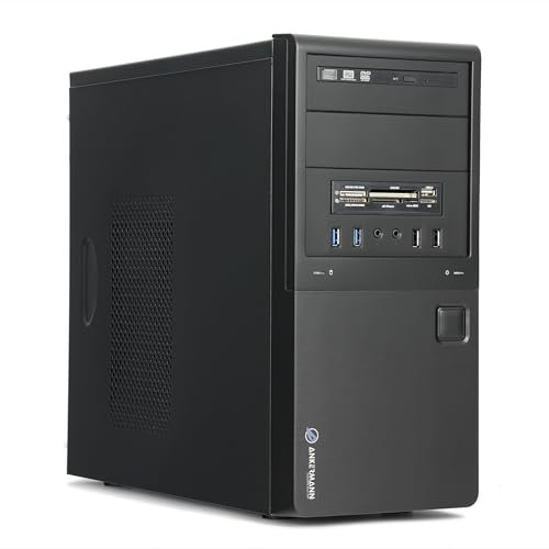 Ankermann Business Silent Desktop PC Madrid | Intel Core i7-6700 | Nvidia GeForce GT 610 2Go | 16Go RAM | 480Go SSD | Windows 11 | WiFi | MS Office 365