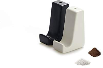 Balvi Salt & pepper set Smart Stand Black And White colour Also support smartphone and tablets Set of