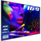 ESMART Expert UKD Tageslicht Rahmen-Leinwand GRAU [Größenauswahl] 160 x 90 cm (72) 16:9 | Heimkino Beamer Projektionsleinwand Rahmen LCD LED