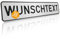 Betriebsausstattung24 Individuelles Parkplatzschild mit Wunschprägung/Wunschtext ohne P-Symbol - Kennzeichen-Form Text nach Wahl - BxH 52,0 x 11,0 cm - mit/ohne Löcher