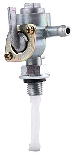 EVGATSAUTO Gastank Kraftstoffschalter Ventil Pumpe Benzinhahn Öltank Hahn M10 * 1.25