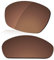 LenzReborn Polarisierte Linse Ersatz für Oakley Whisker Sonnenbrille – mehr Optionen Gr. Einheitsgröße, Rostbraun – polarisiert