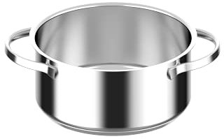 Moneta Allegro - Cacerola de 2 m, 18 cm, de acero inoxidable, para todos los fuegos, 2,4 litros
