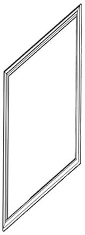 Door seal (refrigerator part) Refrigerator, freezer 4663520100 BEKO