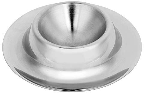 Huevera individual de acero inoxidable, Huevera dura, Bandeja para huevos para el desayuno, Taza para hervir huevos de cocina para el hogar