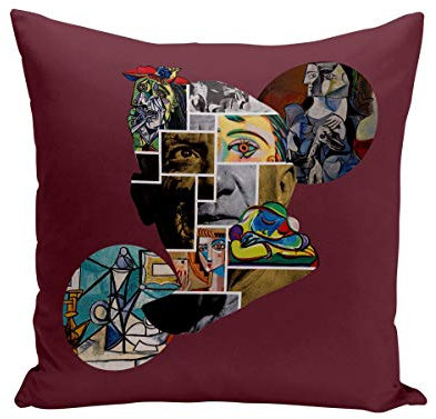 Fabulous Kissen mit Kissenbezug 40x40 cm Picasso Moderne Collagekunst Künstler Malerei