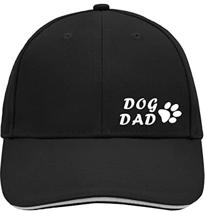 Huuraa Cappy Mütze Dog Dad Tapse Geschenk Black/Light Grey Dog Dad Präsent