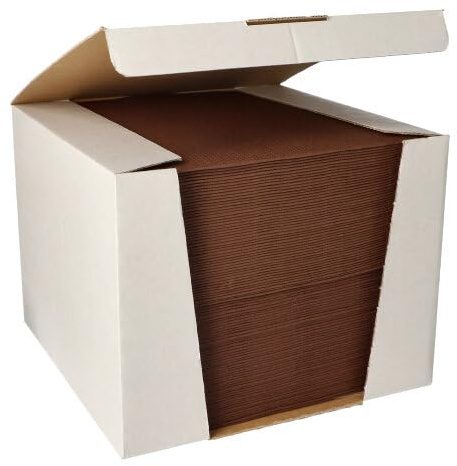 Papstar 88561 Royal Collection Servietten, Braun, 40cm x 40 cm Maße, 100 Stück