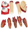 Ancuioyz Halloween gebrochener Finger, gebrochene Körperteile Augapfel Ohr Halloween gefälschte blutige abgetrennte Hände Füße, Furcht Ideal für Halloween-Partydekorationen