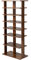 COSTWAY 7-Tier Shoe Rack, Freestanding Wooden Shoe Shelf Storage Stand, Single/Double Row Corner Shoes Organiser Unit for Home Hallway Entryway Closet (45 x 26 x 110cm, Rustic Brown)