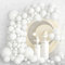 Palloncini Bianchi 105 Pezzi Palloncini Bianchi Kit Arco Ghirlanda, Palloncini in Lattice Bianco Crema 5 10 12 18 Pollici Palloncino Bianco Chiaro per Compleanno Battesimo Decorazioni