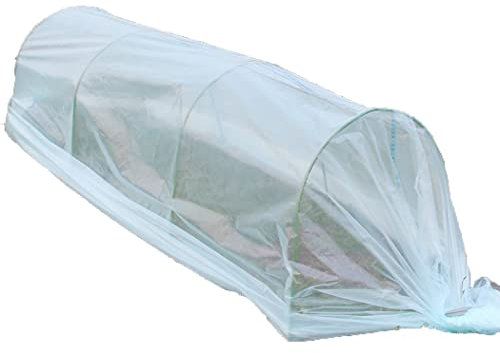 Film de protection en polyéthylène transparent résistant aux UV pour serre de jardin, pour serre, agriculture, travaux de peinture - 2 m de large