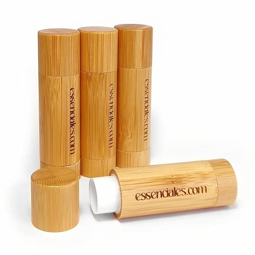 Essenciales Lippenstift aus Bambus – Leerer Lippenstift, erstellen Sie Ihren eigenen Lippenbalsam