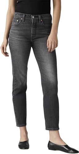 Levi's Damen Jeanshose 501 Crop High Rise, Straight Fit