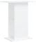vidaXL Aquariumständer, Aquarium Unterschrank mit viel Stauraum, Aquarium Tisch mit Stabiler Oberplatte, Aquariumschrank Aquarium Halter, Weiß Holzwerkstoff