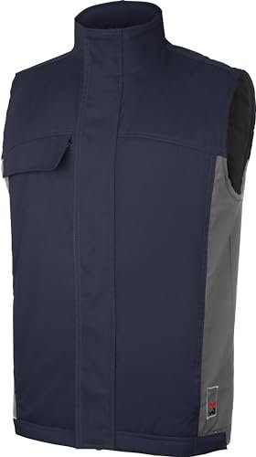 WÜRTH MODYF Winter Arbeitsweste Star CP – warme und komfortable Weste für Handwerker in den Größen 4XL – mit Wärmefütterung - in Blau