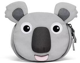 Affenzahn Lenkertasche mit Kletthalterung für Fahrrad, Tretroller und Laufrad Koala - Grau
