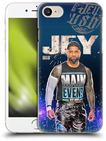 Head Case Designs Officially Licensed WWE Portrait Jey Uso Hard Back Case Compatible With Apple iPhone 7/8 / SE 2020 & 2022