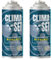 ClimaSet Remplacement du gaz refrigerant R134a 2x170 g pour Climatisation, Climatiseur - Remplace R134a R12, Recharge climatisation voiture - Gaz R134a - cartouche gaz - ECO