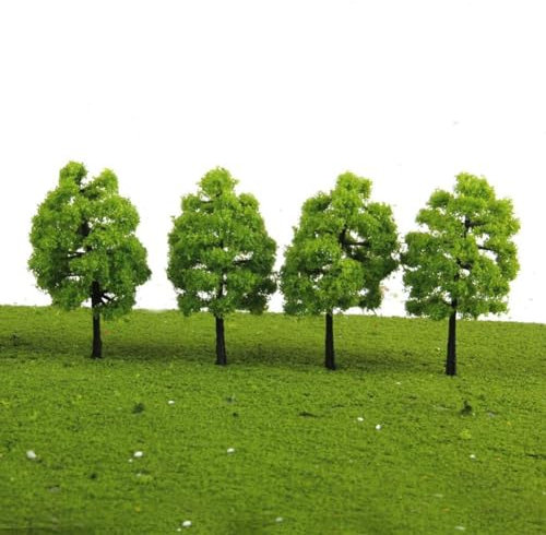 SPORTARC Arbre miniature sans plastique, 20 x 95 cm, convient pour jeux de guerre miniatures (hauteur = 5 cm)