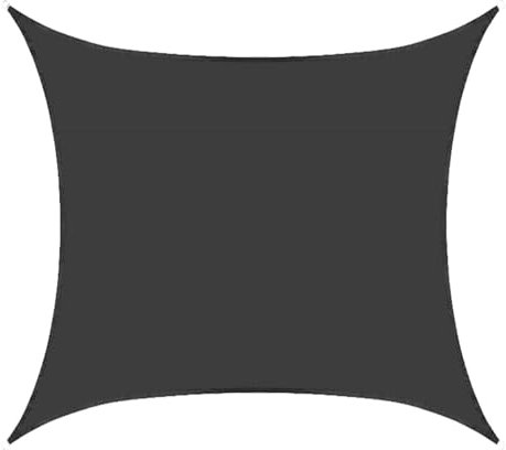 HUJZJY Tenda Parasole da Balcone Esterno 4x6m, Tenda a Vela per Esterno Impermeabile, Telo Tenda da Sole Parasole, Telo Ombreggiante, Tenda a Vela Parasole Rettangolare