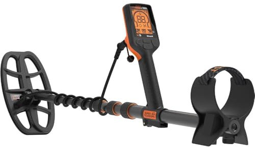 Quest X5 IDmaxX Metalldetektor mit Blade9 TurboD wasserdichter Suchspule, Extra leicht, eingebauter USB-C Akku, Hintergrundbeleuchtung