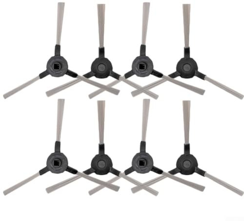 Set von 8 Stück Seitenbürsten Ersatzteile für Blaupunkt Bluebot XPOWER+ Staubsauger Ersatzteile Zubehör