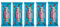 Feastables Mr Beast Barre de Chocolat au Lait - Boite de chocolat contenant 5 délicieuses barres de 60g - Idéal comme cadeau Fêtes de Noël et d'anniversaire