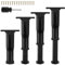 YGKYMVW Bettgestell Stützfüße, 4 Stück Verstellbare Bettfüße Heavy Duty Bettmittelpunktmatte 15-28cm, Einziehbare Möbelfüße Bettbein Ersatzfüße für Schrank TV Schrank Bett Sofa Nachttisch Stuhl