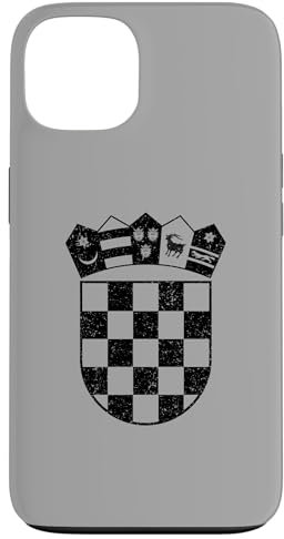 Hülle für iPhone 13 Kroatien Wappen Kroation Flagge Symbol Schachbrett