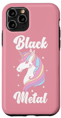 Hülle für iPhone 11 Pro Black Metal & Death Metal Headbanger Rock Schwere Musik