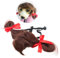 Happyyami Haustier Perücke Für Kleine Hunde Lustige Synthetische Hundewig Mit Bunten Locken Für Kostümpartys Halloween Geburtstagsfeiern Und Fotoshootings Einfach Zu Tragen Und Langlebig