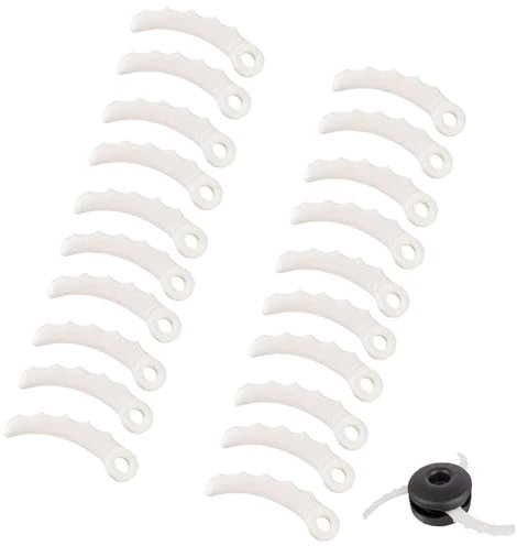 Odashen Lot de 20 lames de rechange en plastique pour débroussailleuse Makita 198426-9 198383-1 DUR368AZ DUR369AZ DUR368LZ
