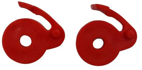 SHLPDFM 1 Paar STEMA-Sicherungen für Seitenwandschlossanhänger Bordwandverschluss Anhänger Basic Ersatz rot ET0000451 T4503434