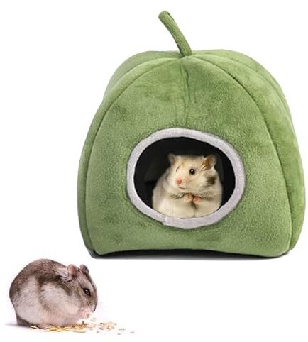 Meerschweinchen Bett, Meerschweinchen Haus, Kuschelhöhle für Hamster, Kuschelig Winter Kaninchen Haus, Gemütliches Kleintierbetten für Hamster Kaninchen Igel Chinchilla Bartagamen und Frettchen