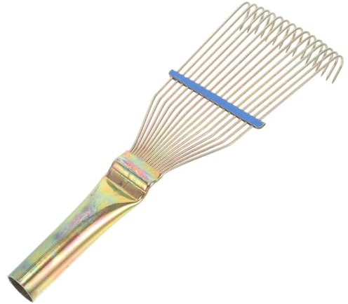 Pferdebürste aus Stahldraht, 1, 4mm Zinken, Goldfarben