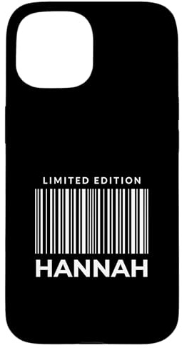 Hülle für iPhone 15 Hannah Personalisiertes Namenszitat