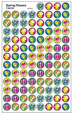 TREND ENTERPRISES INC T-46150 Superspots AUFKLEBER FR-HLINGSBLUMEN