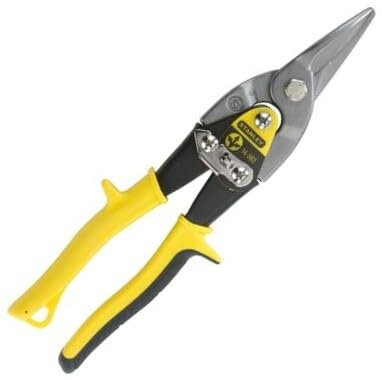 Stanley 14-563 MaxSteel Luftfahrtschere, gerader Schnitt, 6 Stück