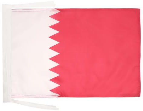 BANDIERA QATAR 45x30cm - BANDIERINA QATARIOTA 30 x 45 cm cordicelle - AZ FLAG