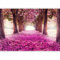 Fotomurale murando Carta da parati 300x210 TNT Murale alla moda Decorazione da Muro XXL Poster Gigante Design Carta per pareti fiori alberi c-A-0031-a-d