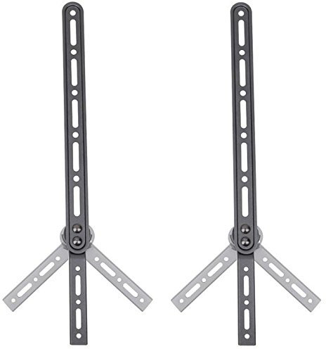 electrosmart Adjustable Universal Sound Bar Speaker Bracket/Mount/Holder Fix Soundbar Below TV VESA