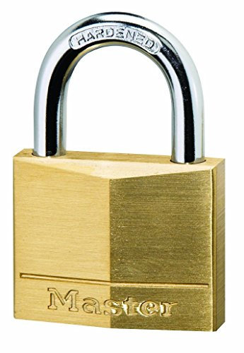 Master Lock Lot de 4 Cadenas en laiton pour cave, malle, vestiaire, 30mm avec serrure à clé